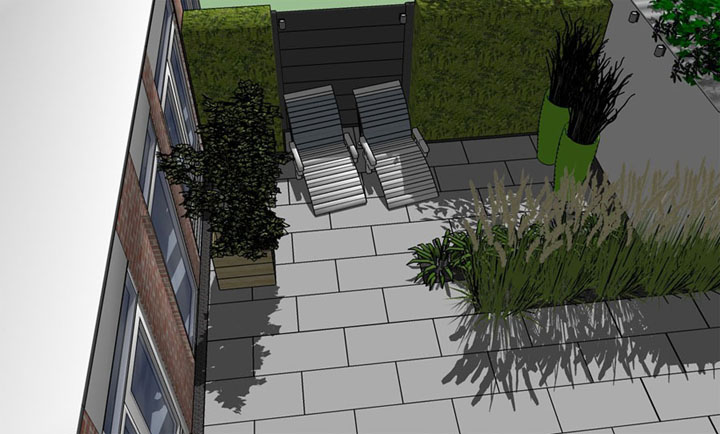 Stadstuinen — gerealiseerd tuinontwerp van Baronie Tuinontwerpen in Breda en De Baronie — foto 4