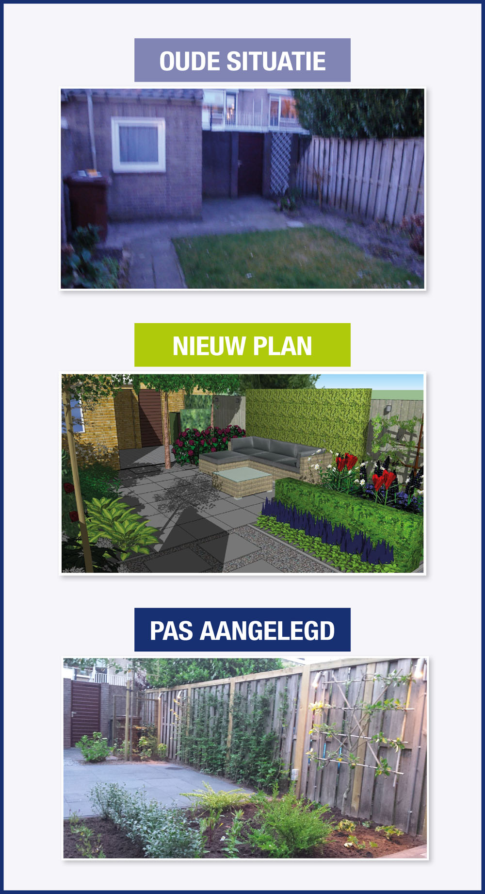 Oud ontwerp, nieuw leven — gerealiseerd tuinontwerp van Baronie Tuinontwerpen in Breda en De Baronie — foto 1