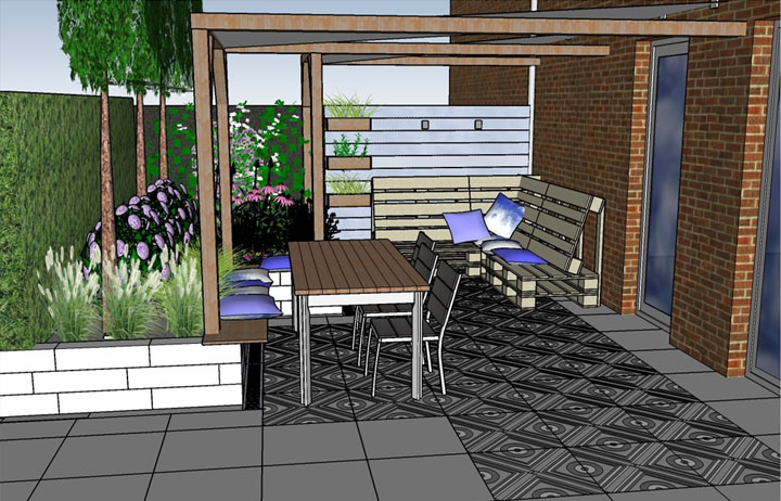 Stadstuinen — gerealiseerd tuinontwerp van Baronie Tuinontwerpen in Breda en De Baronie — foto 6