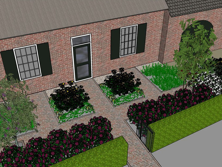 Moderne & strakke tuinen — gerealiseerd tuinontwerp van Baronie Tuinontwerpen in Breda en De Baronie — foto 8