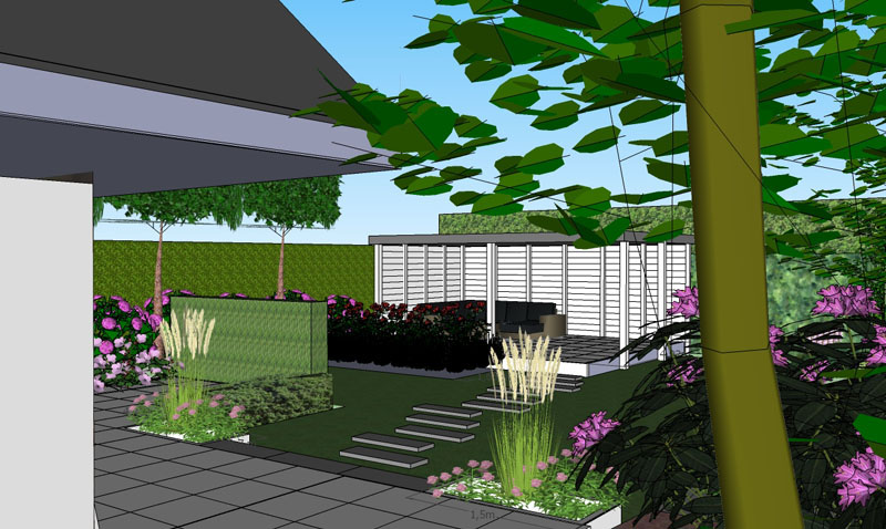 Opmeten van de tuin voor een uniek 3D tuinontwerp in Breda